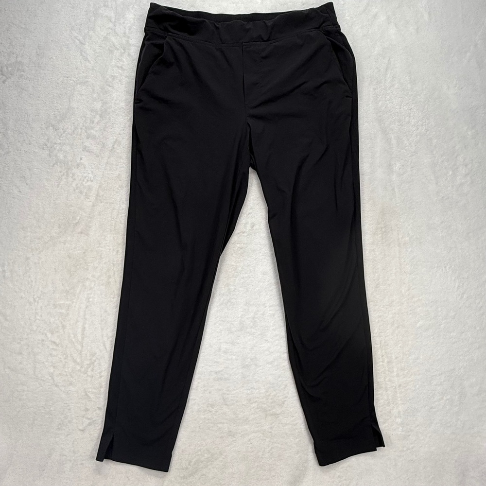 Athleta Trekkie North Jogger Pants Black Stretch Travel Hiking Size‎ 6 flaw